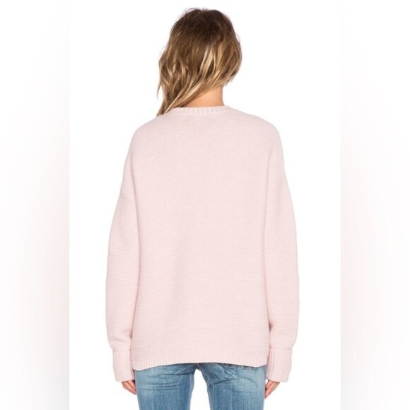 Revolve One Teaspoon Classic Cotton Chunky Knit Sweater Gray Oversized Size S - Picture 16 of 16